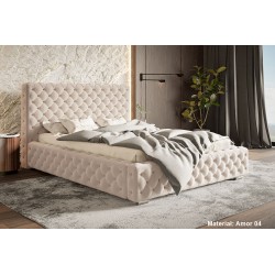 łóżko tapicerowane lux 15 glamour