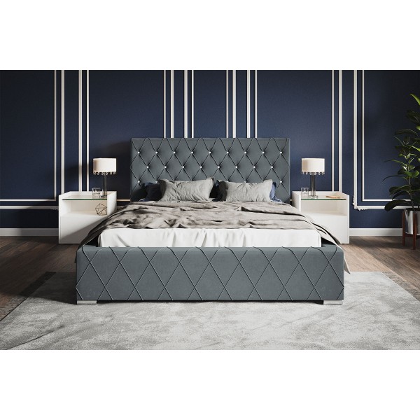 Łóżko tapicerowane Lux 4 Glamour