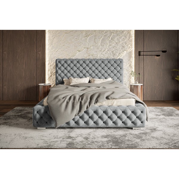 Łóżko tapicerowane Lux 15 Glamour