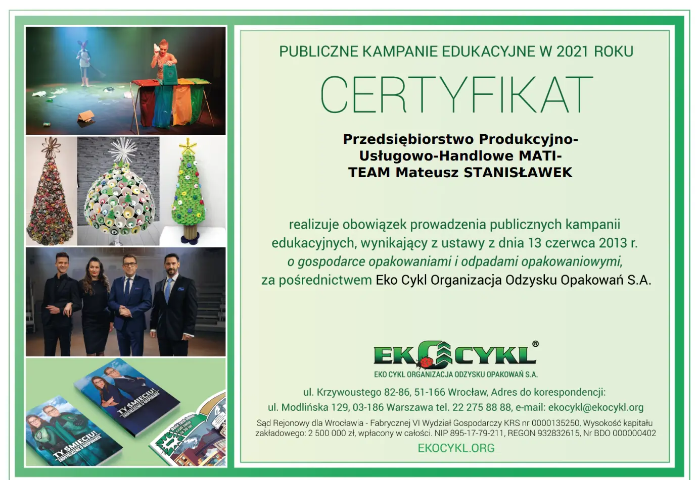 Certyfikat