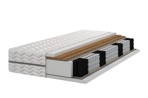 Materac kieszeniowy pocket 7 stref 2x Kokos H3/H5
