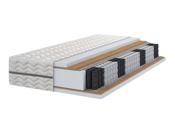 Materac kieszeniowy Pocket 7 stref 2x Kokos H4/H4
