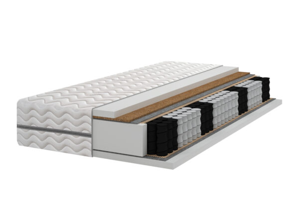 Materac kieszeniowy pocket 7 stref Kokos Q H2/H3