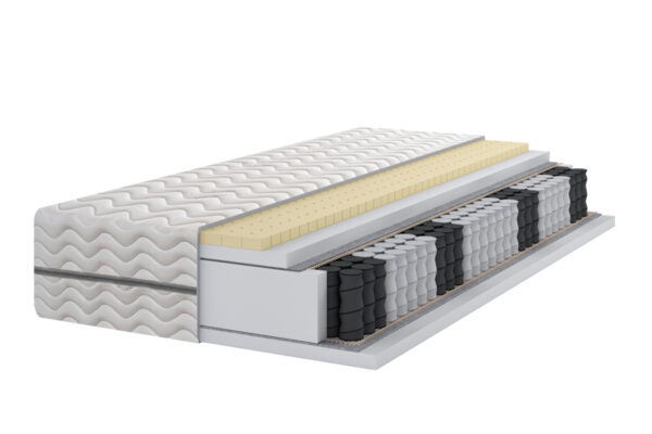 Materac kieszeniowy pocket 7 stref Lateks MAX H3/H3