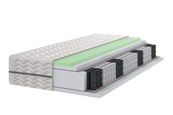 Materac kieszeniowy Pocket 7 stref MEGA Lateks H3/H3
